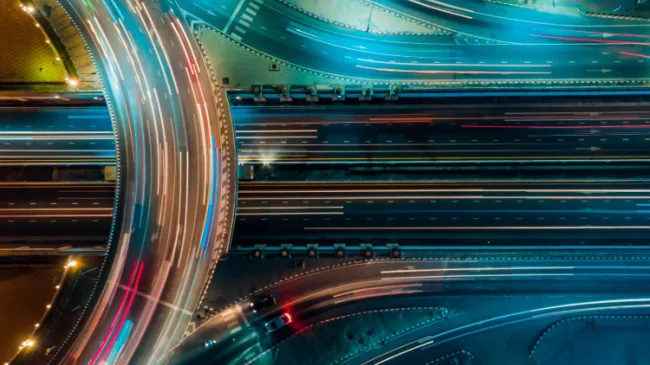 highway overhead view